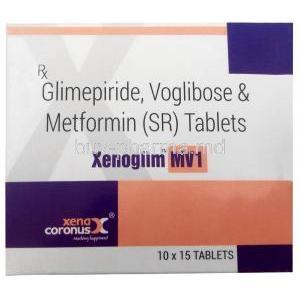 Xenoglim MV, Glimepiride/ Metformin/ Voglibose