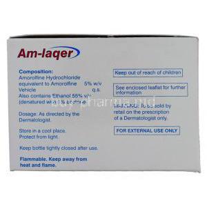 AM Laqer, Generic Loceryl, Amorolfine Nail Lacquer
