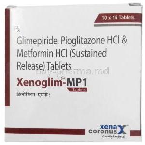 Xenoglim MP, Glimepiride/ Metformin/ Pioglitazone