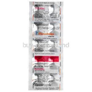 Flexabenz, Cyclobenzaprine 5 mg, Macleods Pharmaceuticals, Sheet information