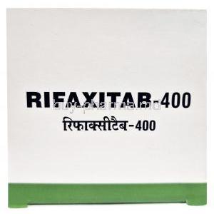 Rifaxitab 400, Rifaximin 400 mg, Alkem Laboratories Ltd, Box side view