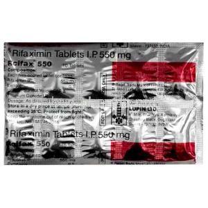 Rcifax 550, Rifaximin 550 mg, Lupin Limited, Sheet information
