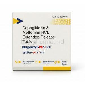 Daparyl-M,Dapagliflozin/ Metformin