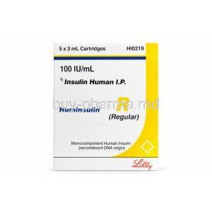 Huminsulin R Injection Cartridge, Insulin