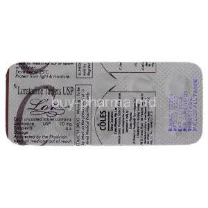 Lor, Generic  Claritin,  Loratadine 10mg Tablet Strip Information