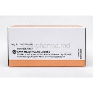 Apixaban 2.5 mg 100 Tablets, Eliquis generic, Manufacturer information