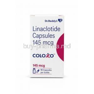 Colozo, Linaclotide Capsules 145 mcg, Box