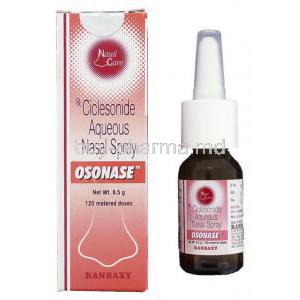 Osonase, Generic Omnaris,  Ciclesonide Nasal Spray