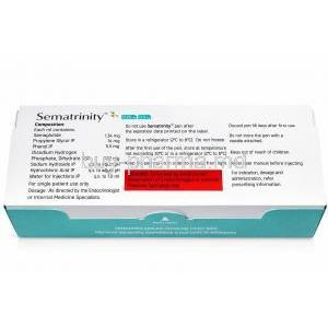 Sematrinity, Semaglutide Injection Prefilled Pen 0.25mg / 0.5mg, information