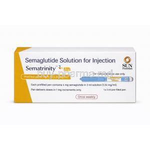 Sematrinity, Semaglutide Injection Prefilled Pen 1mg, Box