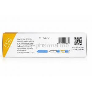 Sematrinity, Semaglutide Injection Prefilled Pen 1mg, Box side view