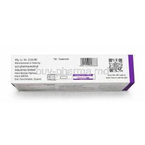Noveltreat Pen Injection, Semaglutide, 2 single dose prefilled pens of 0.25 mg 0.5mL, Sun Pharma, Box information, Manufacturer