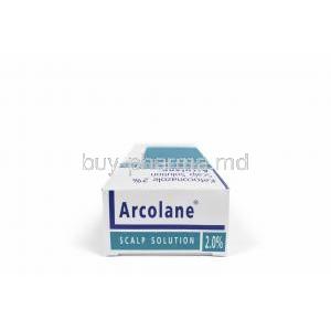 Arcolane Scalp Solution 2%, Box Top View