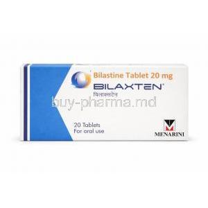Bilaxten, Bilastine