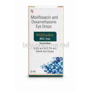 Milflodex BKC Free Eye Drop, Moxifloxacin/ Dexamethasone