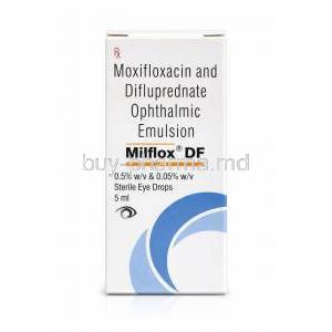 Milflox DF Eye Drops,Moxifloxacin/ Difluprednate