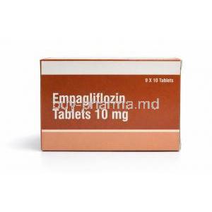 Empagliflozin 10 mg (Vista),Empagliflozin 10 mg, Vista Pharma, Box front view
