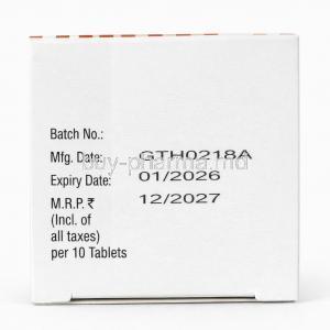 Vortidif 10, Vortioxetine 10mg, Sun Pharmaceutical, Box information, Mfg date, Exp date