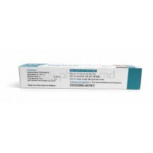 Persol AC Gel, Benzoyl Peroxide Gel, Benzoyl Peroxide 2.5 %, Gel 30 g, Wallace, Box information, Composition (New package 2026)