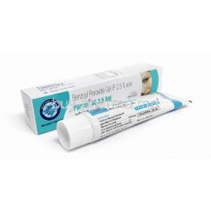Persol AC Gel, Benzoyl Peroxide Gel, Benzoyl Peroxide 2.5 %, Gel 30 g, Wallace, Box, Tube(New package 2026)