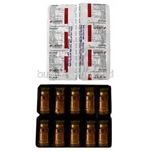 Dexalab Injection, Dexamethasone 4mg, Injection Vial ,2ml, Laborate, Vial sheet information