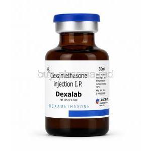 Dexalab Injection, Dexamethasone 4 mg, Vial 30 mL, Laborate Pharmaceuticals, Bottle front view