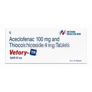 Vetory TH, Aceclofenac/ Thiocolchicoside