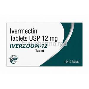 Iverzoom, Ivermectin 12mg, Front side