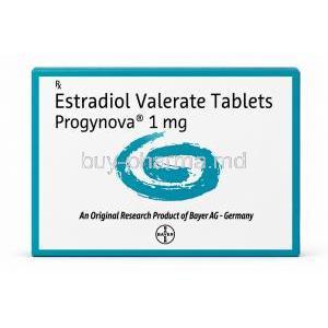 Progynova, Estradiol Valerate 1 mg, Box