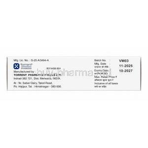 Herpex Cream, Acyclovir 5%, Cream 5 g, Torrent Pharmaceuticals Ltd, Box information,Mfg date, Exp date