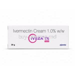 Ivrea, Ivermectin 1.0% w/w cream, Box front view