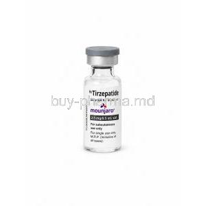 Mounjaro Injection, Tirzepatide 2.5 mg / 0.5 mL, Vial