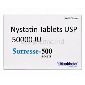 Sorresse, Nystatin