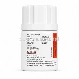PTU, Propylthiouracil 50mg, Bottle information