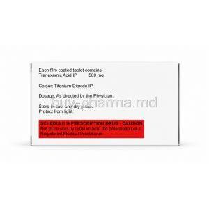 Trenaxa, Tranexamic Acid 500mg, Product Information
