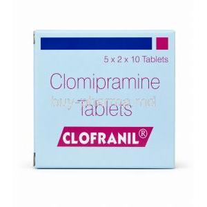 Clofranil, Clomipramine 25mg, Box side view