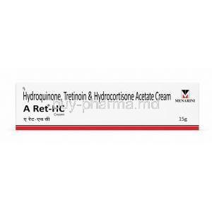 A Ret HC Cream, Hydroquinone / Tretinoin/ Hydrocortisone