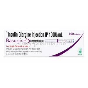 Basugine Pen Injection, Insulin Glargine