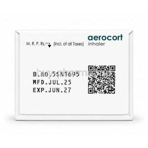 Aerocort Inhaler, Beclomethasone and Levosalbutamol, Manufacturing and Expiry Date