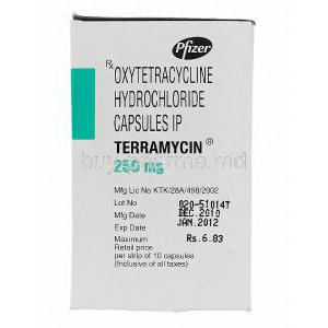 Terramycin,  Oxytetracycline Manufacturing Information