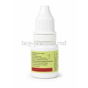 Hydroeyes HS,Cyclosporine Eye Drops 0.1%, 3 mL, Lupin, Bottle information, Caution