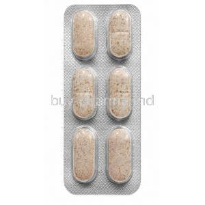 Cip-Zox, Chlorzoxazone 500 mg / Diclofenac 50 mg / Paracetamol 325 mg, 6 tablets, Cipla, Blisterpack