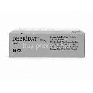Debridat, Trimebutine 100mg, Box