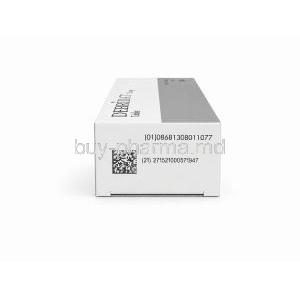 Debridat, Trimebutine 100mg, Box side view