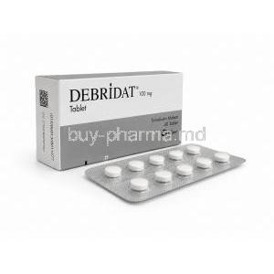 Debridat, Trimebutine 100mg, Box and Blister Pack