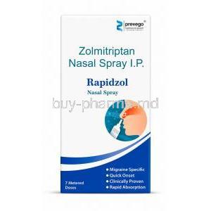 Rapidzol Nasal Spray, Zolmitriptan