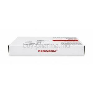 Perinorm, Metoclopramide 10 mg, Ipca Laboratories, Box top view