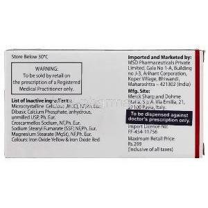 Januvia 50 Mg Box Composition