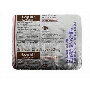 Lopid Packaging