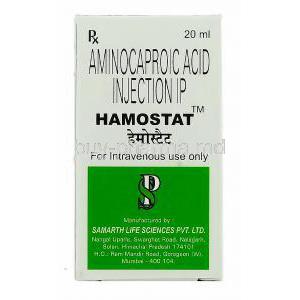 Hamostat, Generic Amicar,  Aminocaproic Acid 250 Mg/ Ml 20 Ml